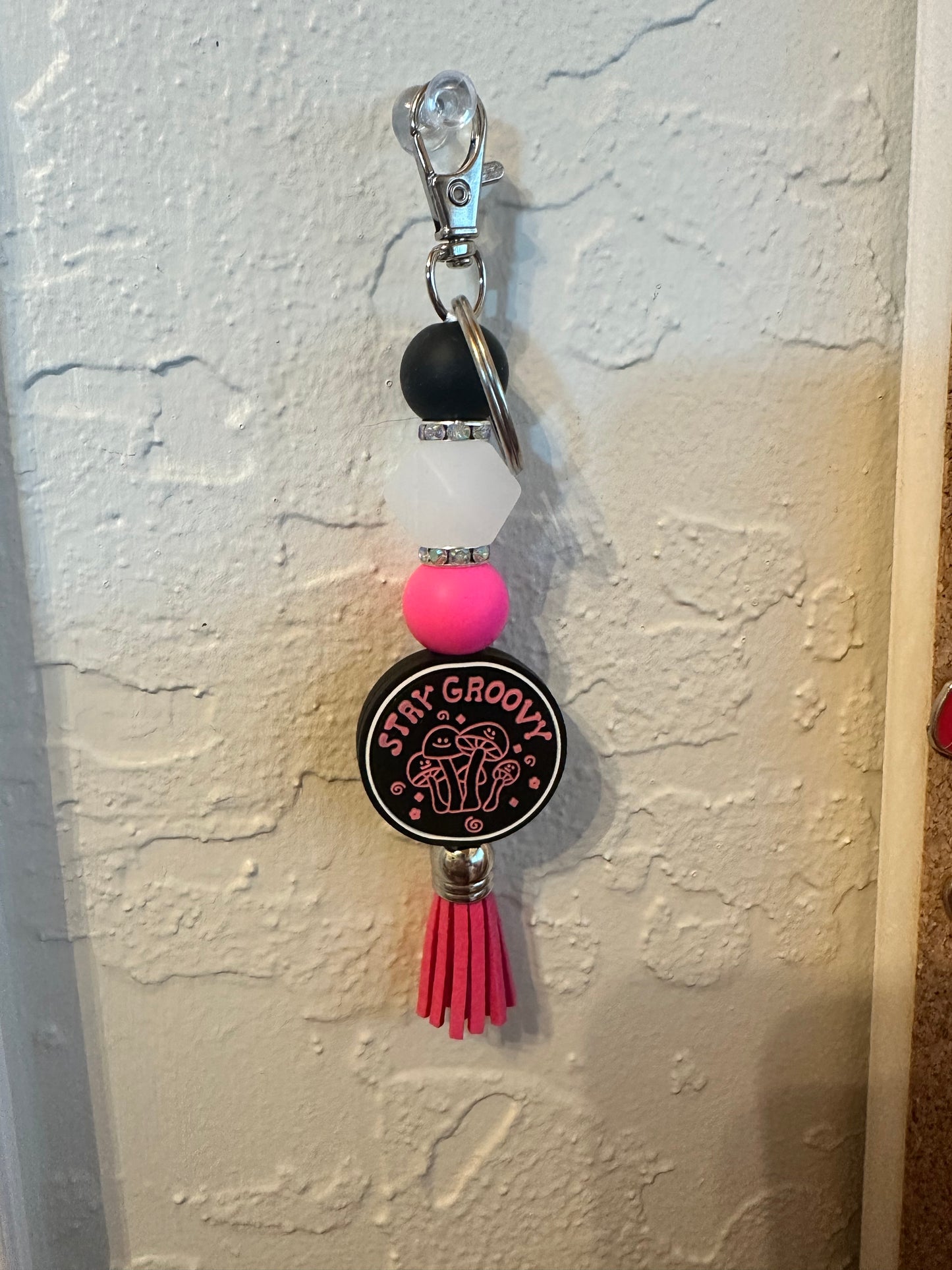 Stay Groovy Keychain