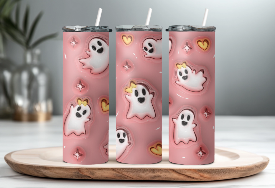 Pink Ghosts 20oz Tumbler