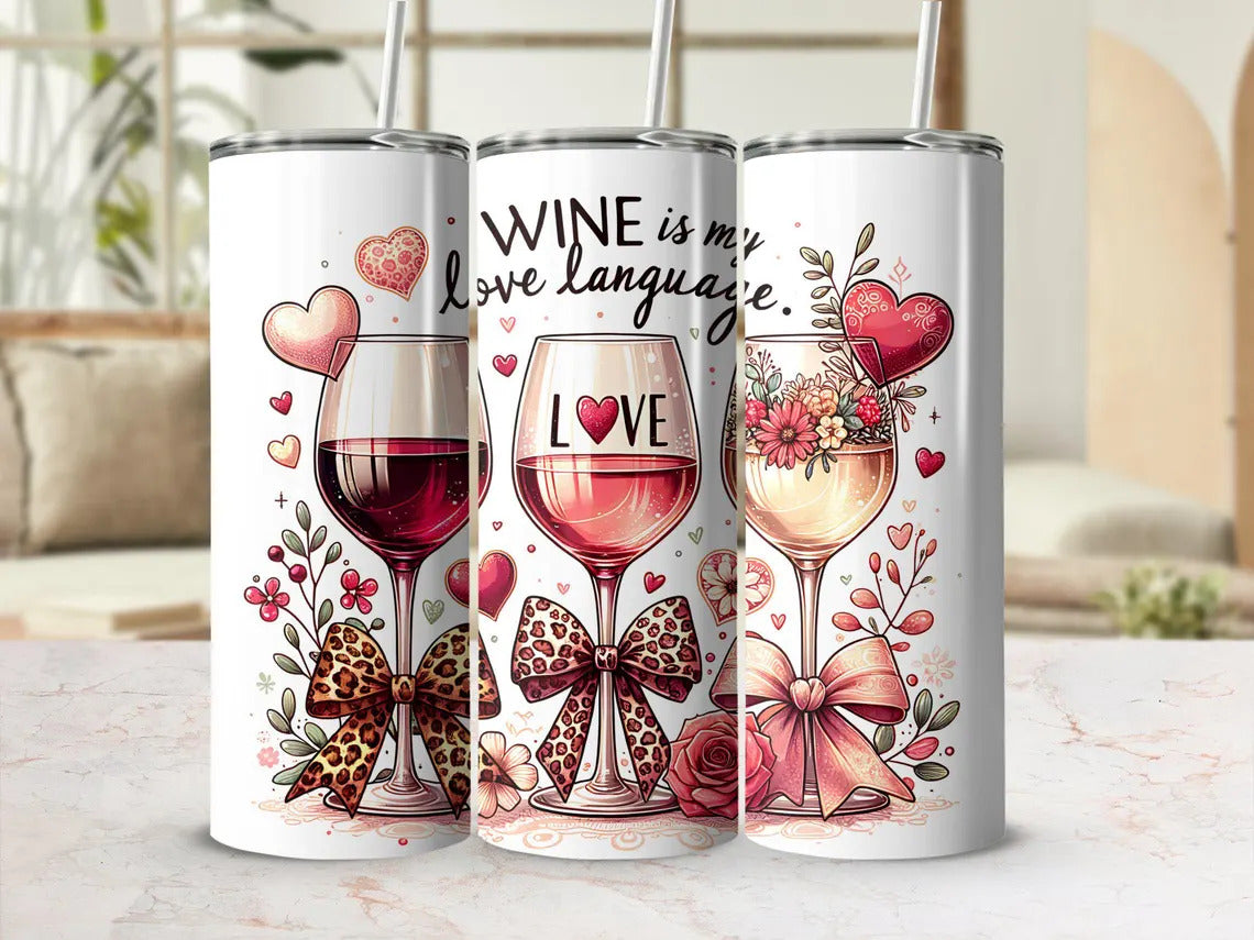 Wine is my Love Language 20oz Tumbler