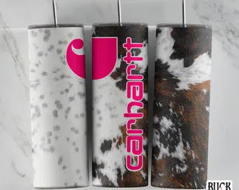 Pink Cow Carh 20oz Tumbler