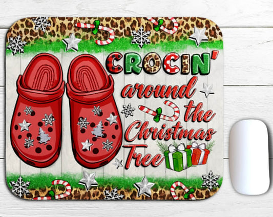 Crocin around the Christmas Tree Mousepad