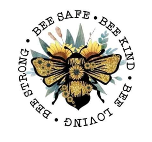 Bee Safe Car Coaster