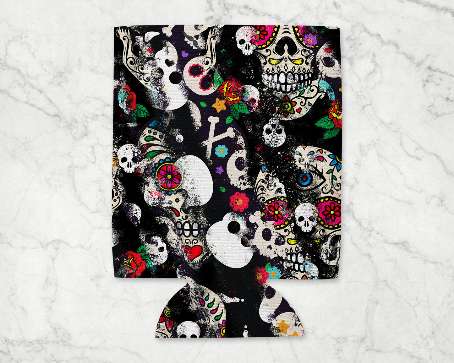 Milky Skulls Coozie