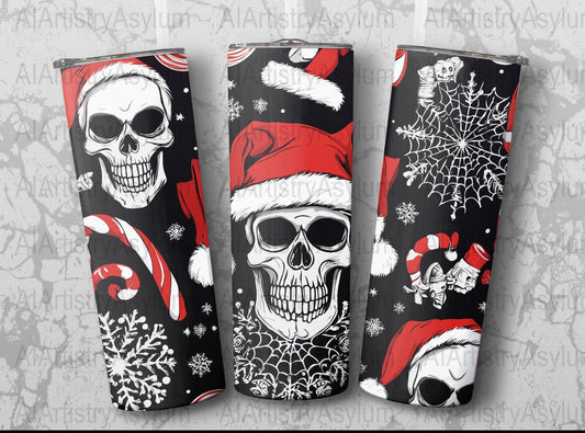 Skeleton Christmas Tumbler