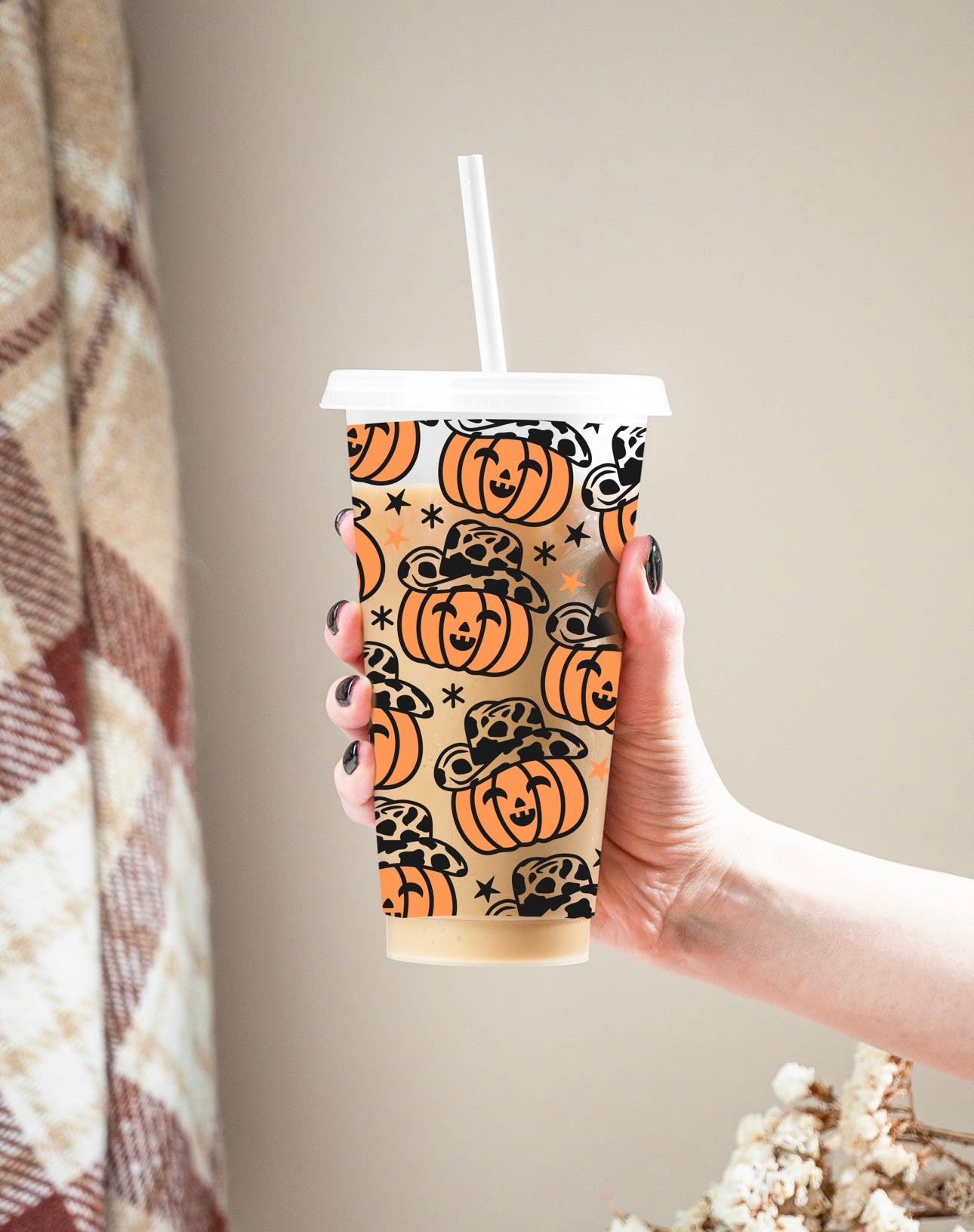 Cowboy pumpkin 24oz Tumbler