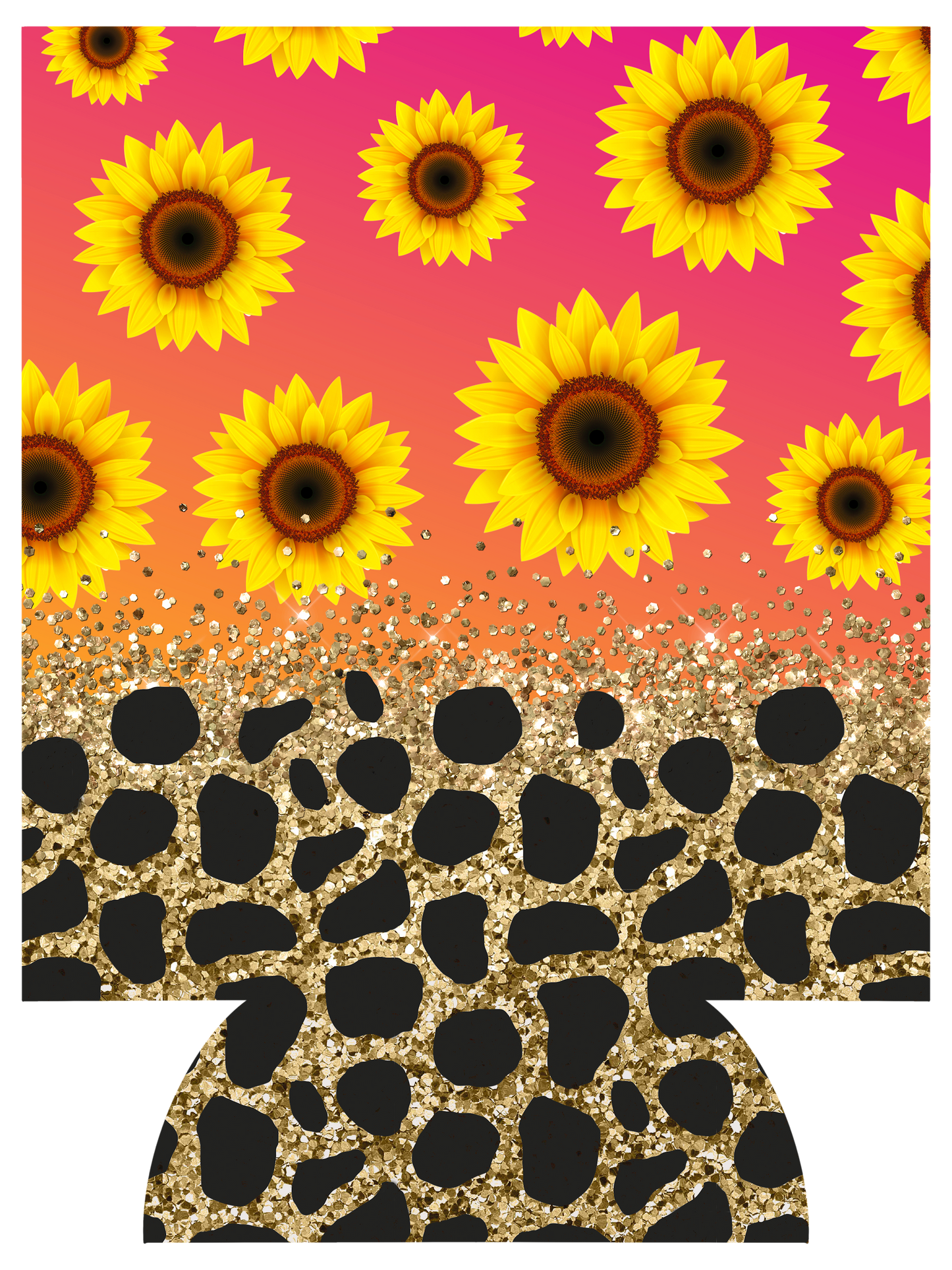 Gradient Sunflower Coozie