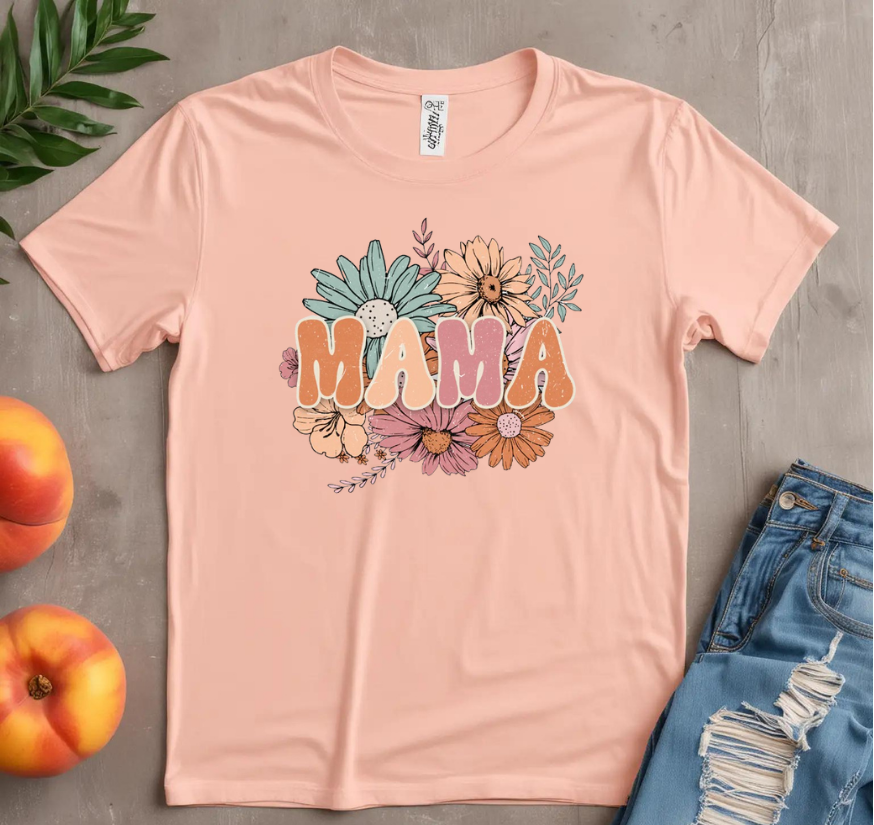 Retro Mama Floral T-Shirt