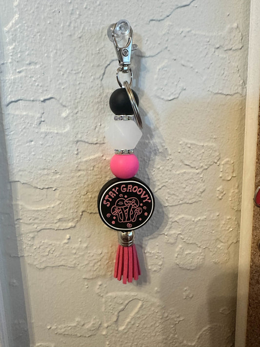 Stay Groovy Keychain