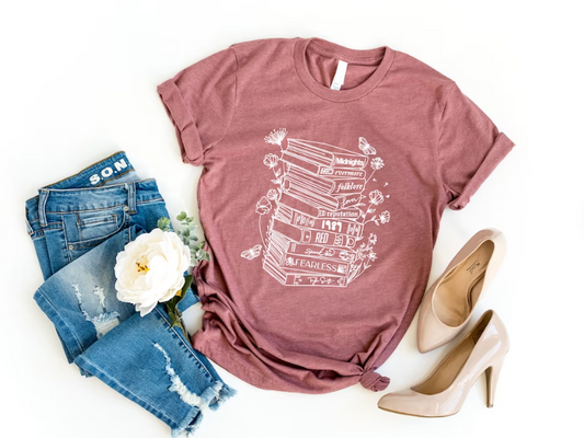 Taylor Album Books Shirt