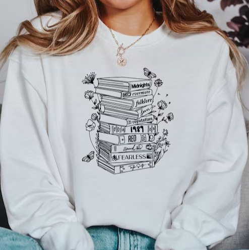 Taylor Albums Books Hoodie