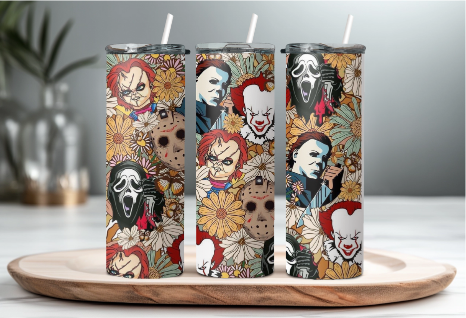 Floral Horror 20oz Tumbler