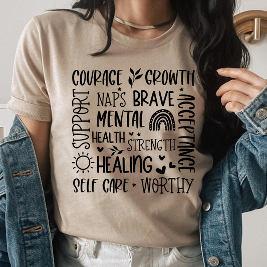 Courage Mental Health T-Shirt