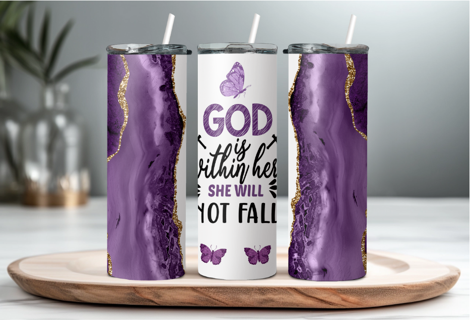 God is within her 20oz Tumbler