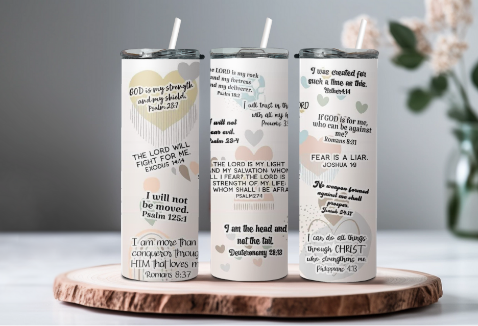 Boho Bible Verses 20oz Tumbler