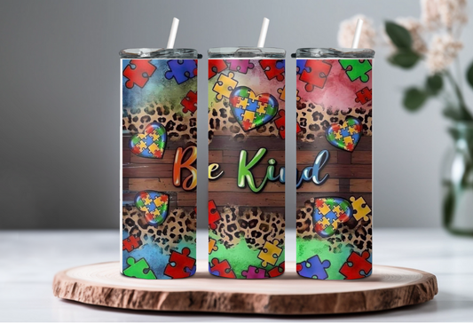 Be Kind Autism 20oz Tumbler