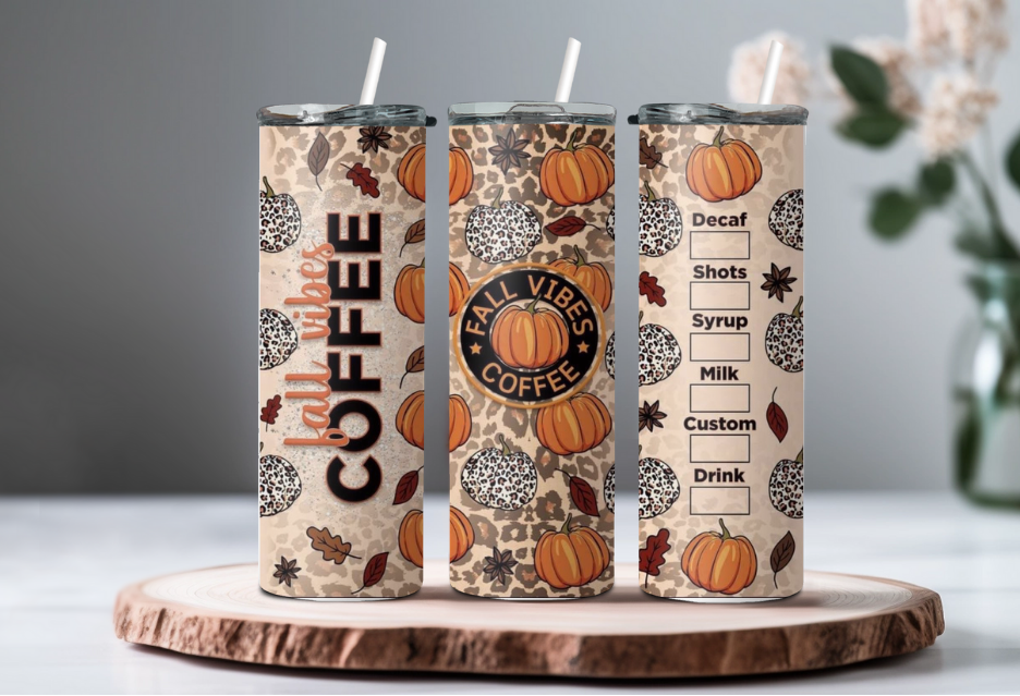 Fall Vibes Coffee 20oz Tumbler