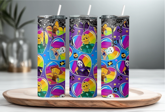 Horror Lisa Frank 20oz Tumbler