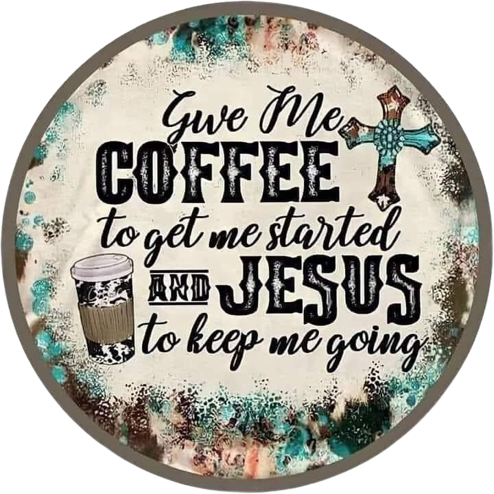 Coffee & Jesus Coaster