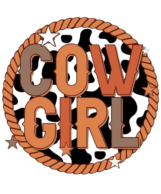 Cow Girl Car Coaster