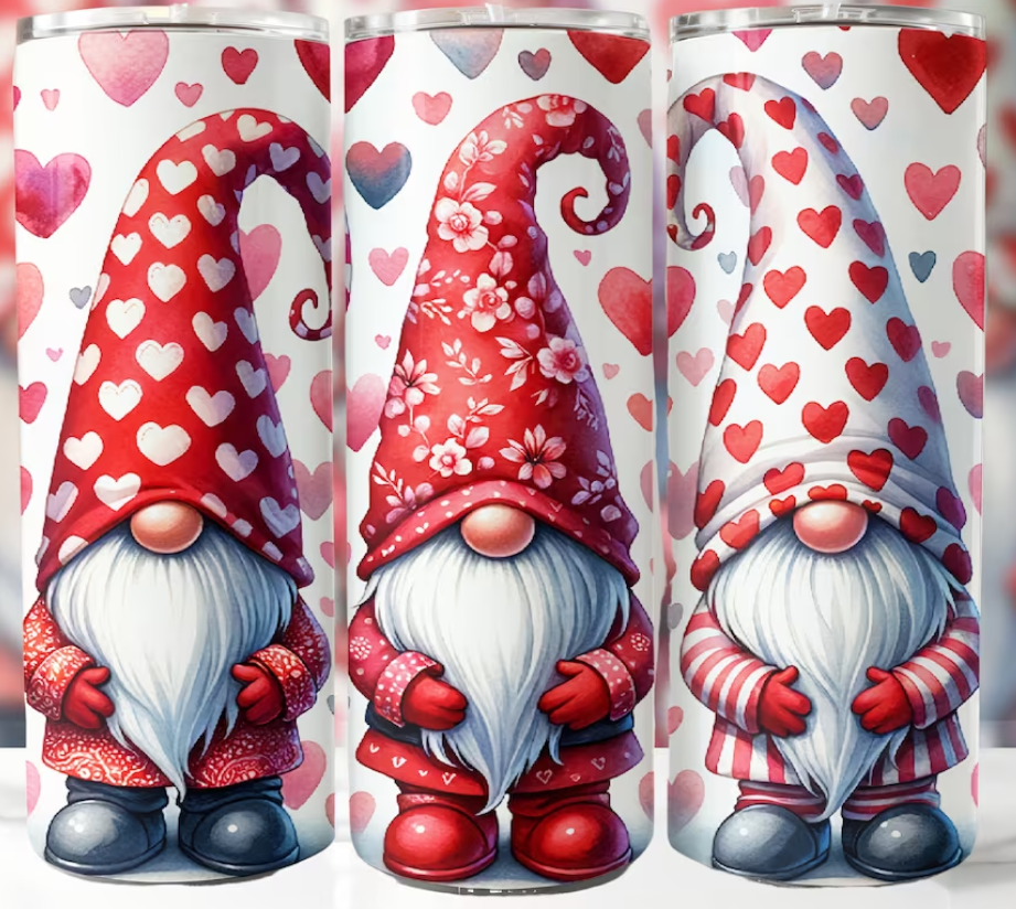 Gnomes Hearts 20oz Tumbler