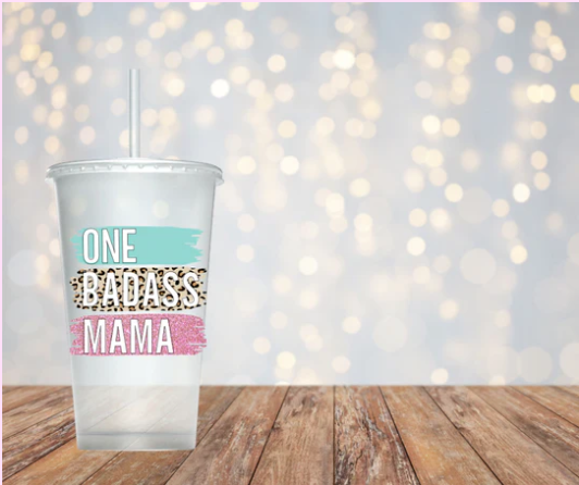 One Badass Mama 24oz Tumbler