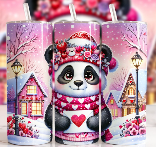 Panda Hearts 20oz Tumbler