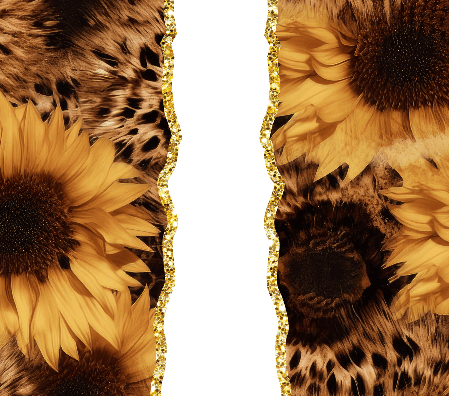 Customizable Leopard Sunflower 20oz Tumbler