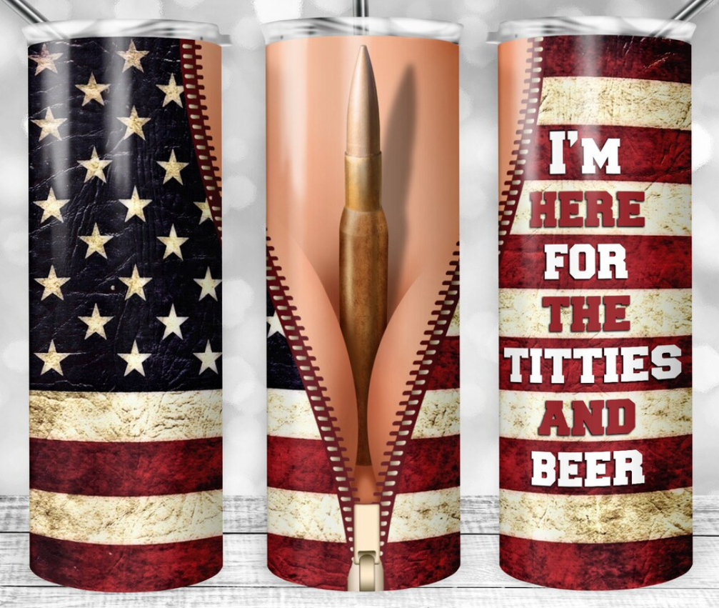 Beers and Titties 20oz Tumbler