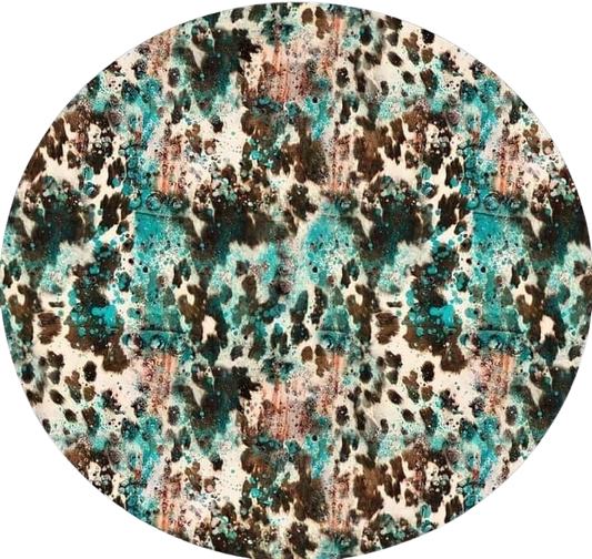 Turquoise Western Car Coaster